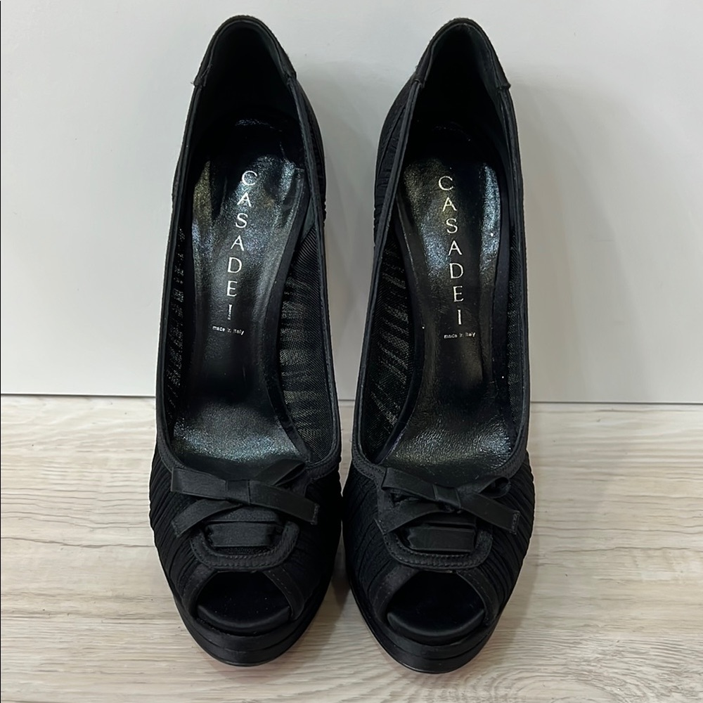 Casadei Black High Heel Pumps
